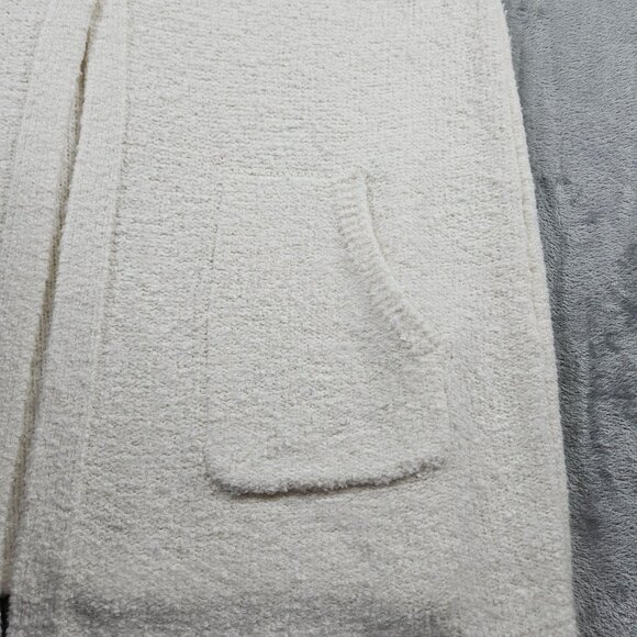 J Jill Cardigan Womens XL Petite Cream Cozy Coastal Chic Neutral Textured Duster - Picture 5 of 9